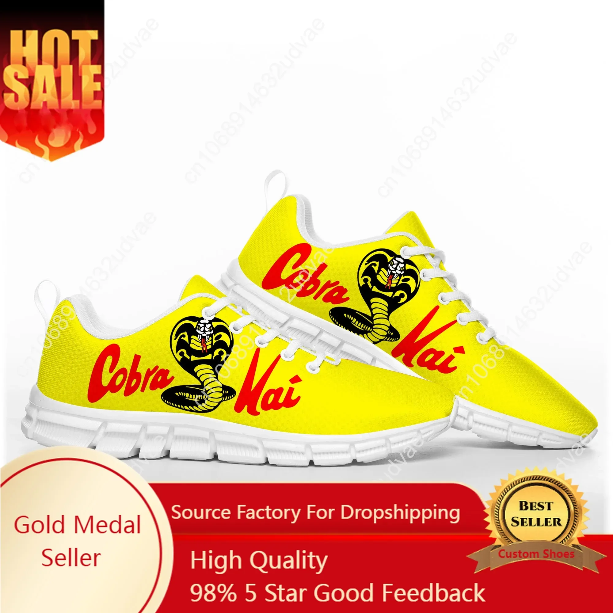 Kids Shoes Women - Cobra Kai No Mercy Snake Movie