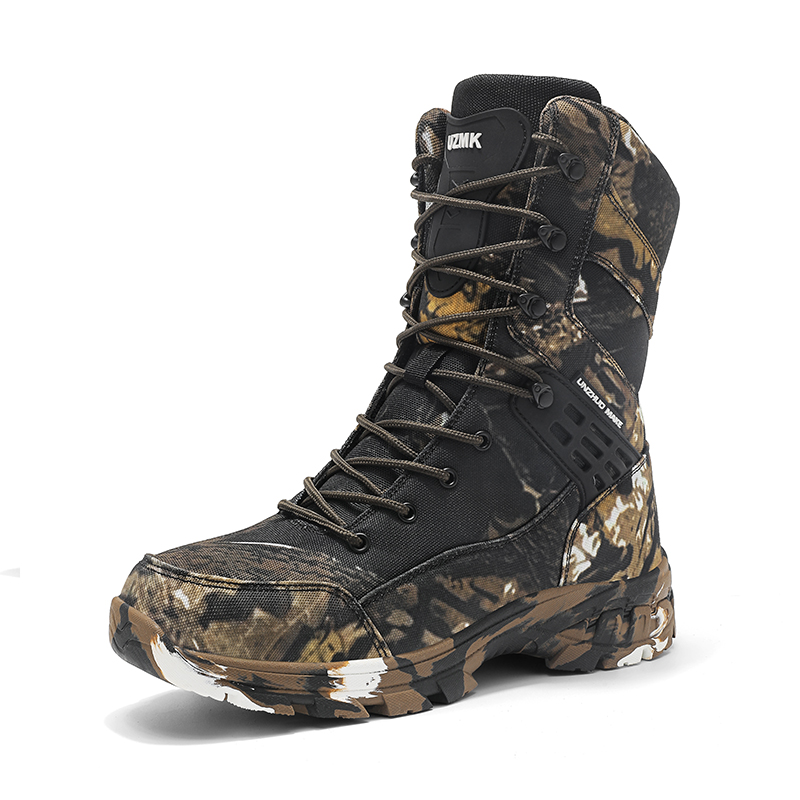 Suede Ankle Boot - Men Army Shoes Breathable Safety Unisex