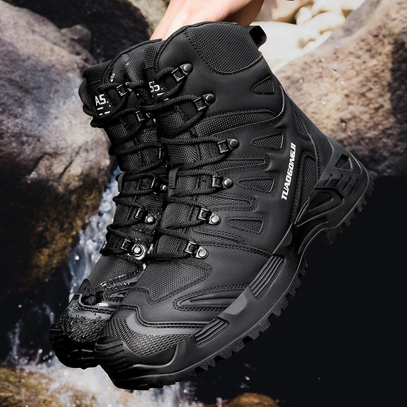 Suede Ankle Boot - Men's Large Size Outdoor Tactical Training