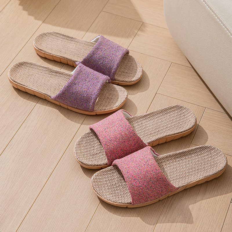 Hemp Casual Women's Slippers H - Women'S Shoes For Flat Feet 评论和价格