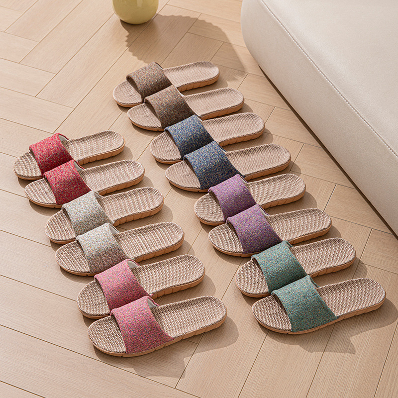 Hemp Casual Women's Slippers H - Women'S Shoes For Flat Feet 评论和价格