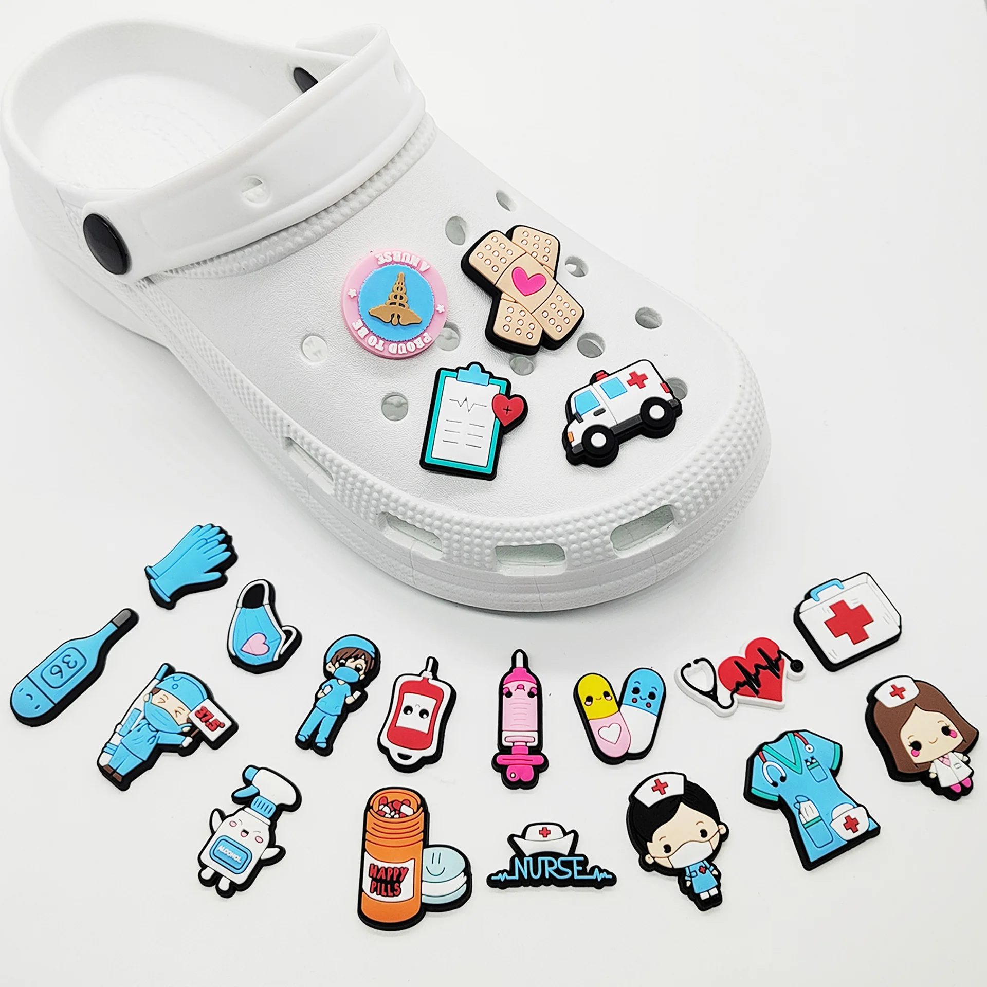 New 1pcs PVC Shoe Charms for C - Women'S Shoes Crocs 评论和价格