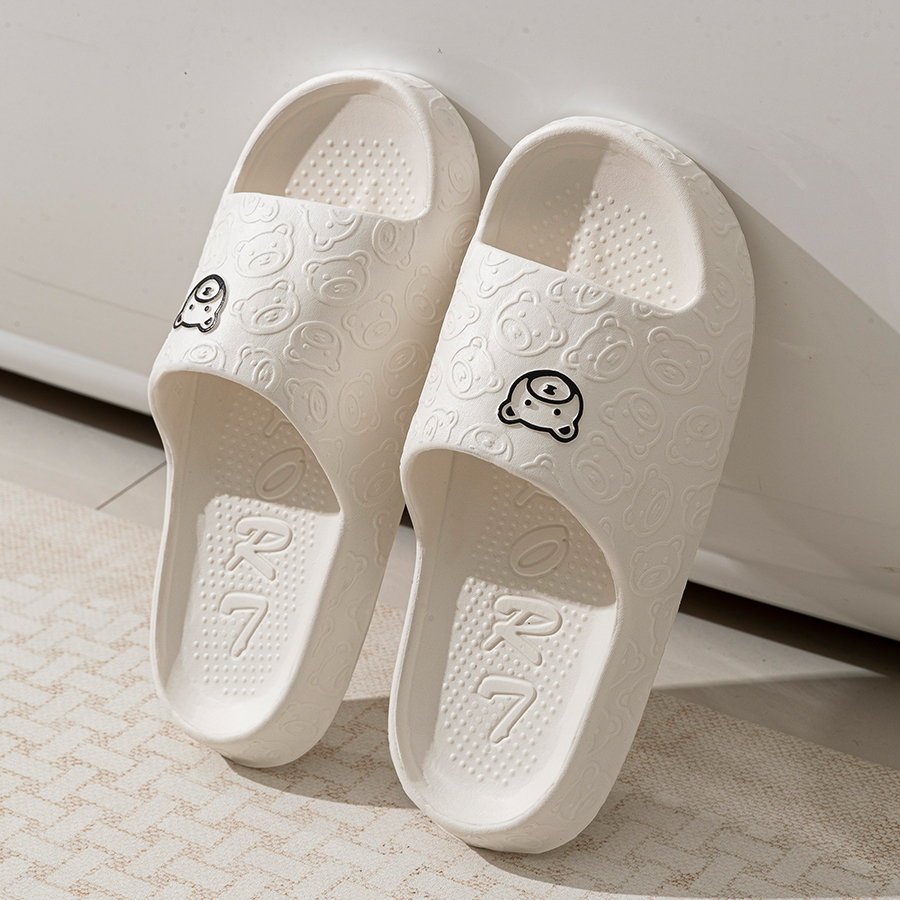 Printting Cute Bear Women Slip - Women'S Shoes For Flat Feet 评论和价格