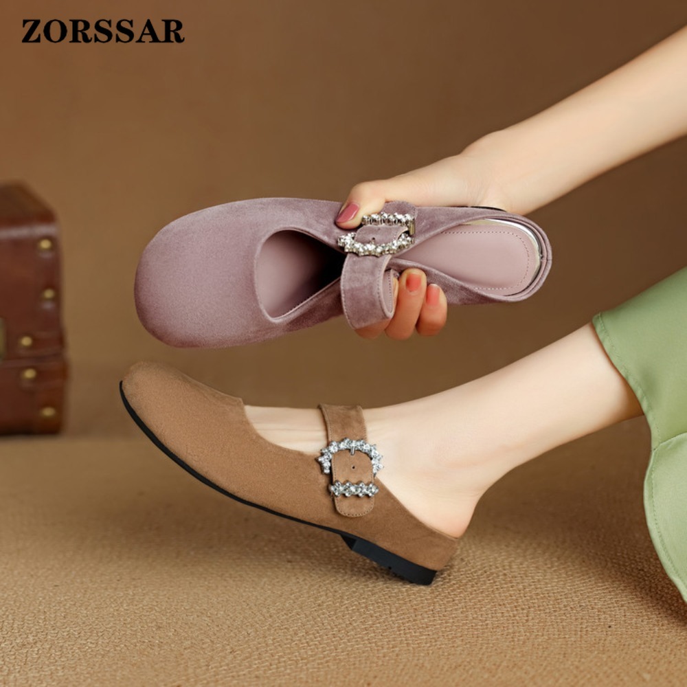 Women's Suede Flat Mary Jane M - Kids Shoes Women 评论和价格