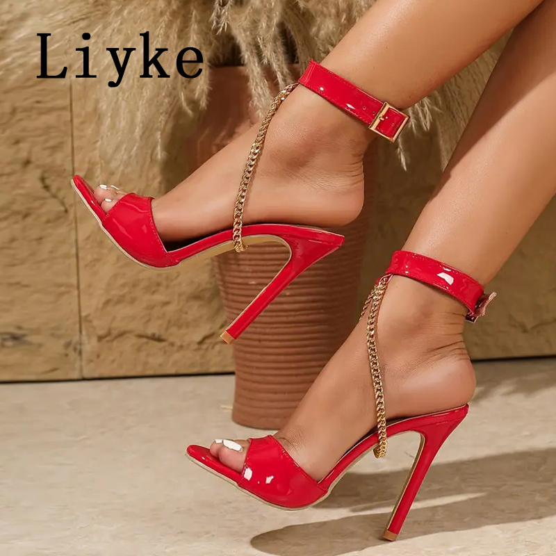Liyke 2026 Summer Fashion Meta - Ankle Strap Heels 评论和价格