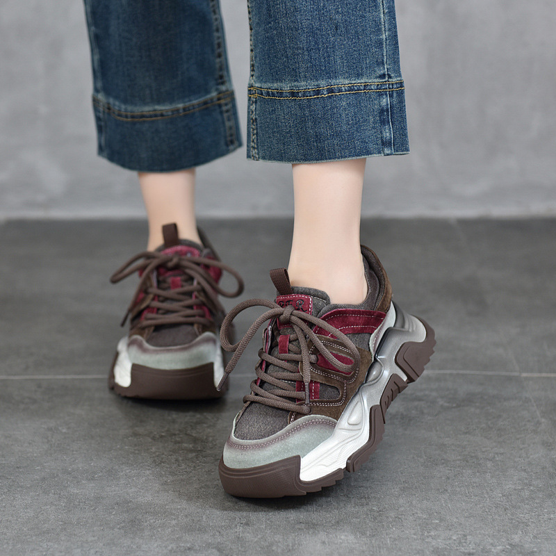 5cm Denim Suede Genuine Leathe - Suede Ankle Boot 评论和价格