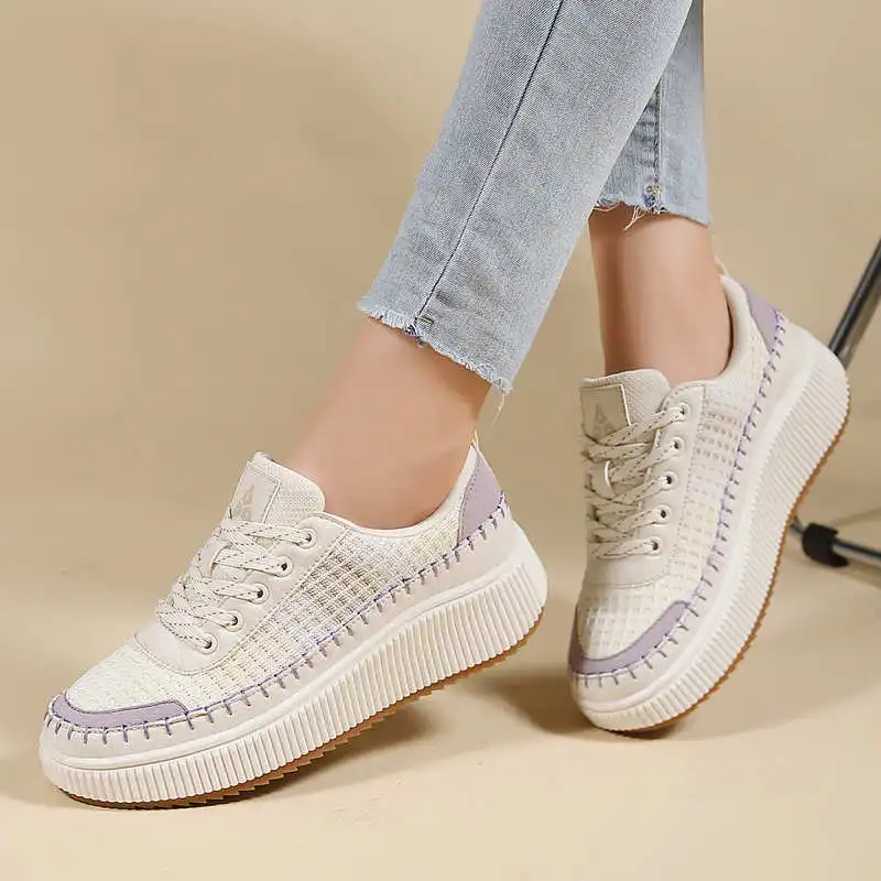 Brown Shoes Woman Flats Autumn - Women Shoes Types Name 评论和价格
