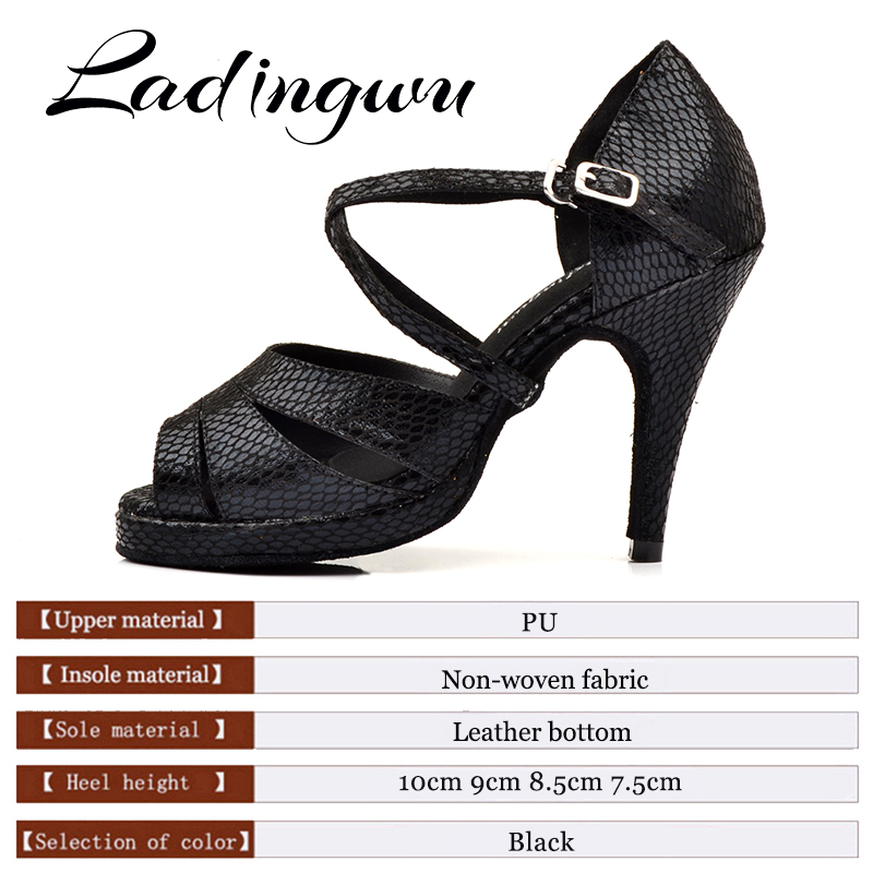 Ladingwu Dance Shoes Salsa Wom - Women'S Shoes Z 评论和价格