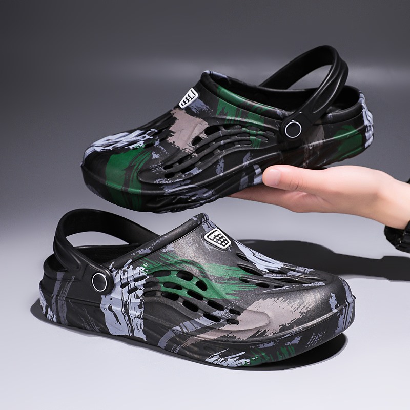 Men's Summer Camouflage Graffi - Women'S Shoes Crocs 评论和价格