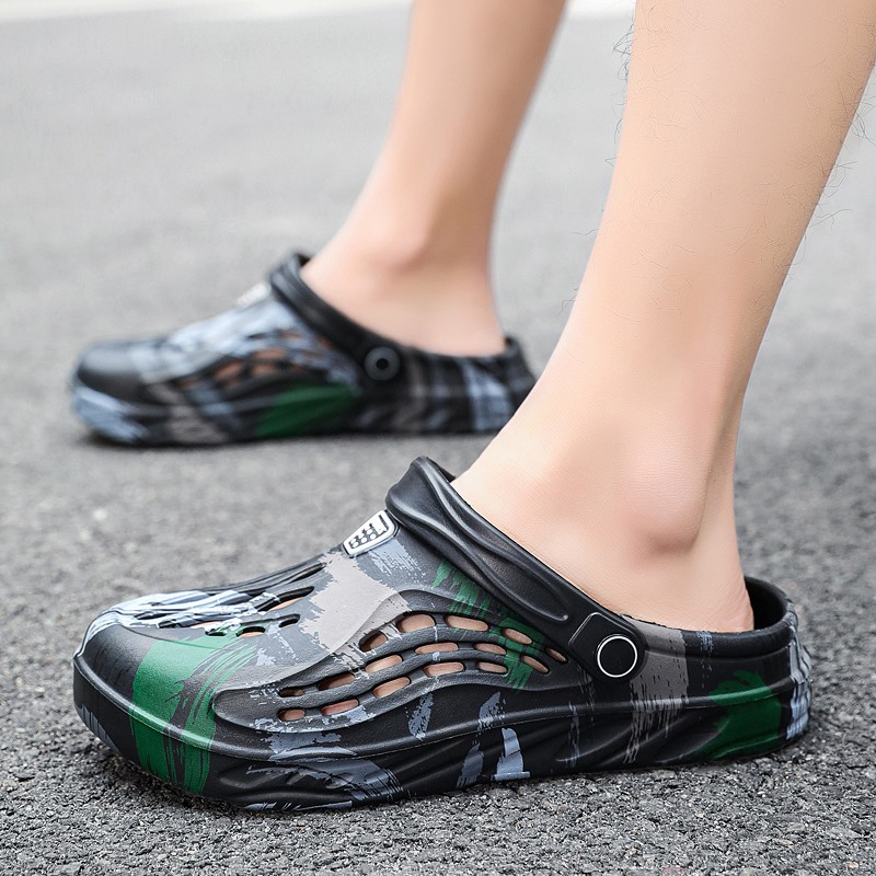 Men's Summer Camouflage Graffi - Women'S Shoes Crocs 评论和价格