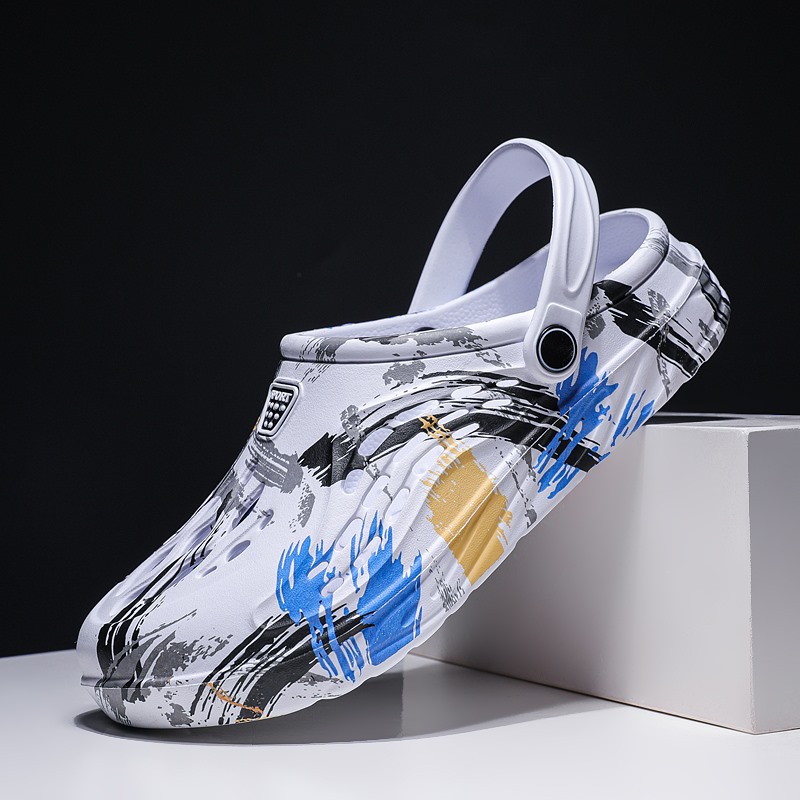 Men's Summer Camouflage Graffi - Women'S Shoes Crocs 评论和价格