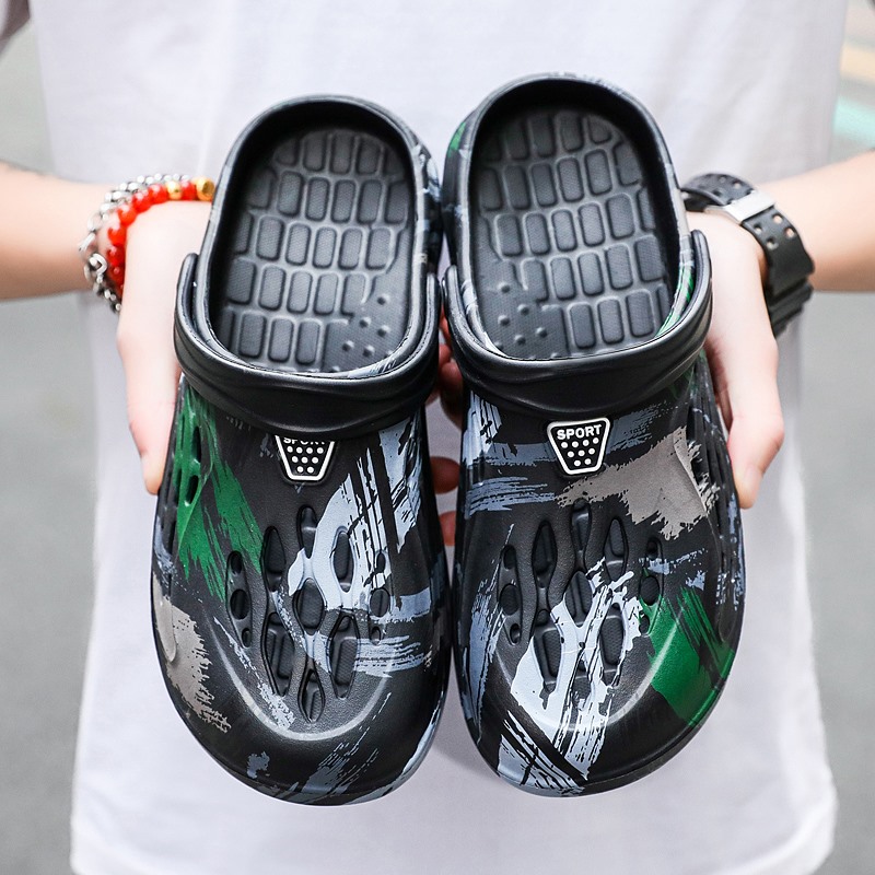 Men's Summer Camouflage Graffi - Women'S Shoes Crocs 评论和价格