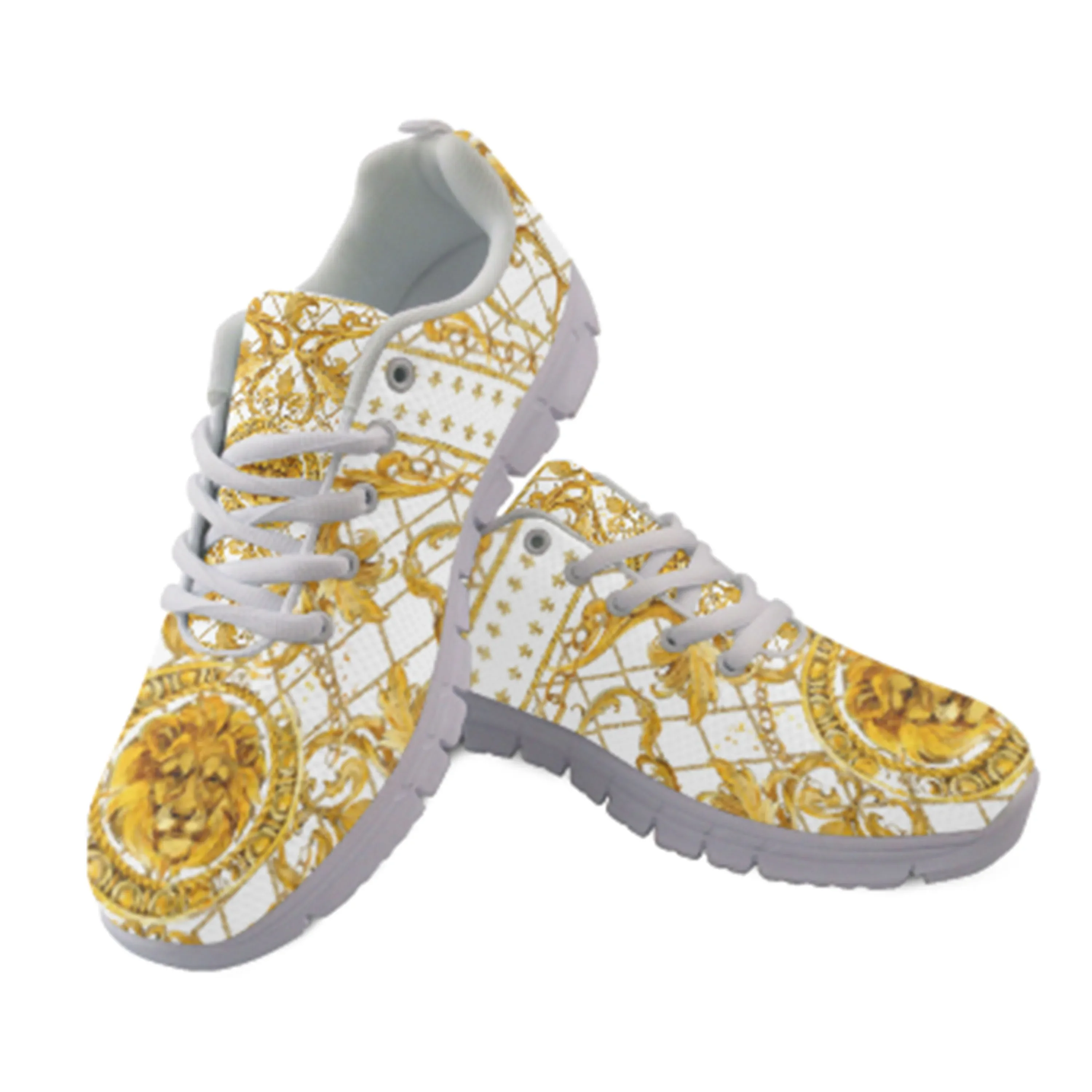 Golden Lion Head Lace Sports S - Kids Shoes Women 评论和价格