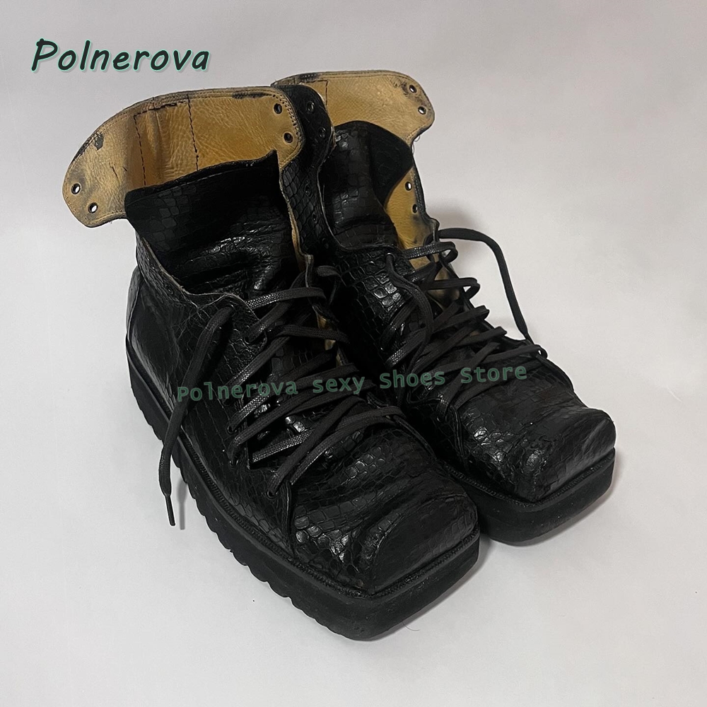Women's Gothic Lace-Up Chunky  - Women'S Shoes Crocs 评论和价格