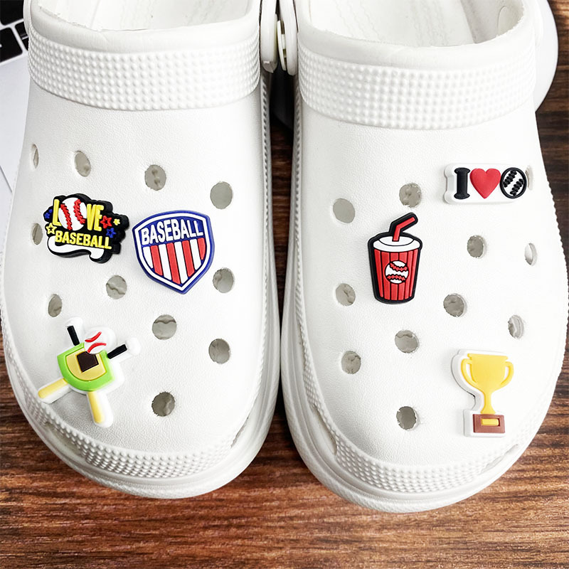 Hot 1Pcs PVC Love Baseball Sho - Women'S Shoes Crocs 评论和价格