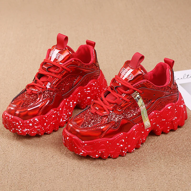 Comemore Women New Bling Platf - Women'S Shoes Red Bottoms 评论和价格