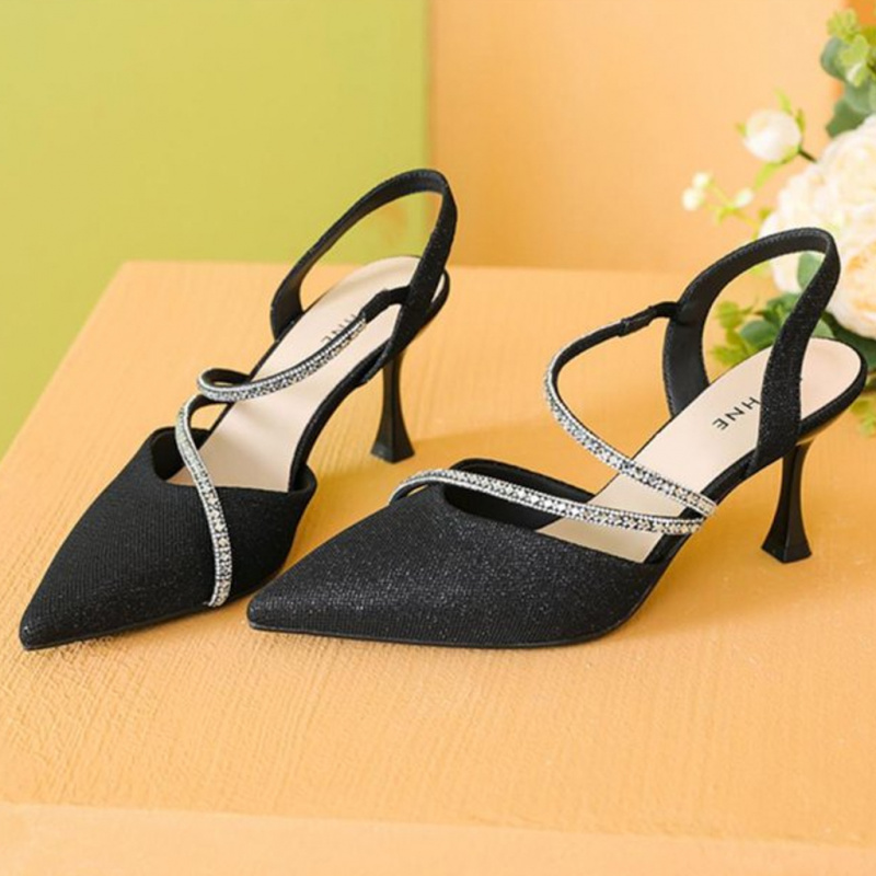 New women's pointed-toe cat-he - Ankle Strap Heels 评论和价格
