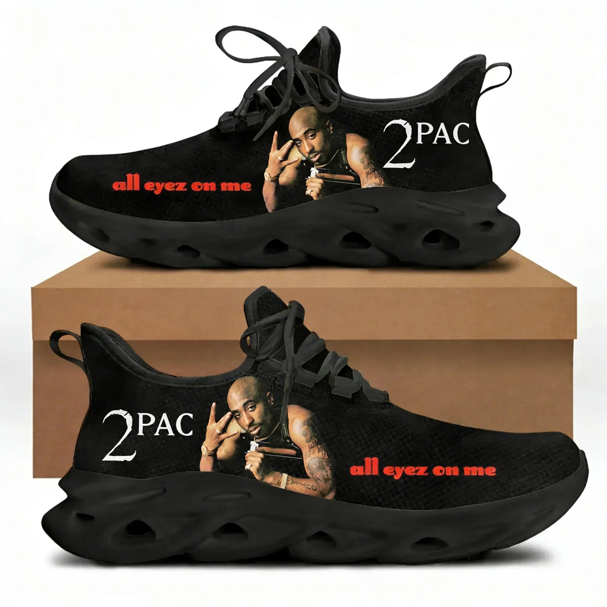2Pac Tupac Rap All Eyez on Me  - Kids Shoes Women 评论和价格