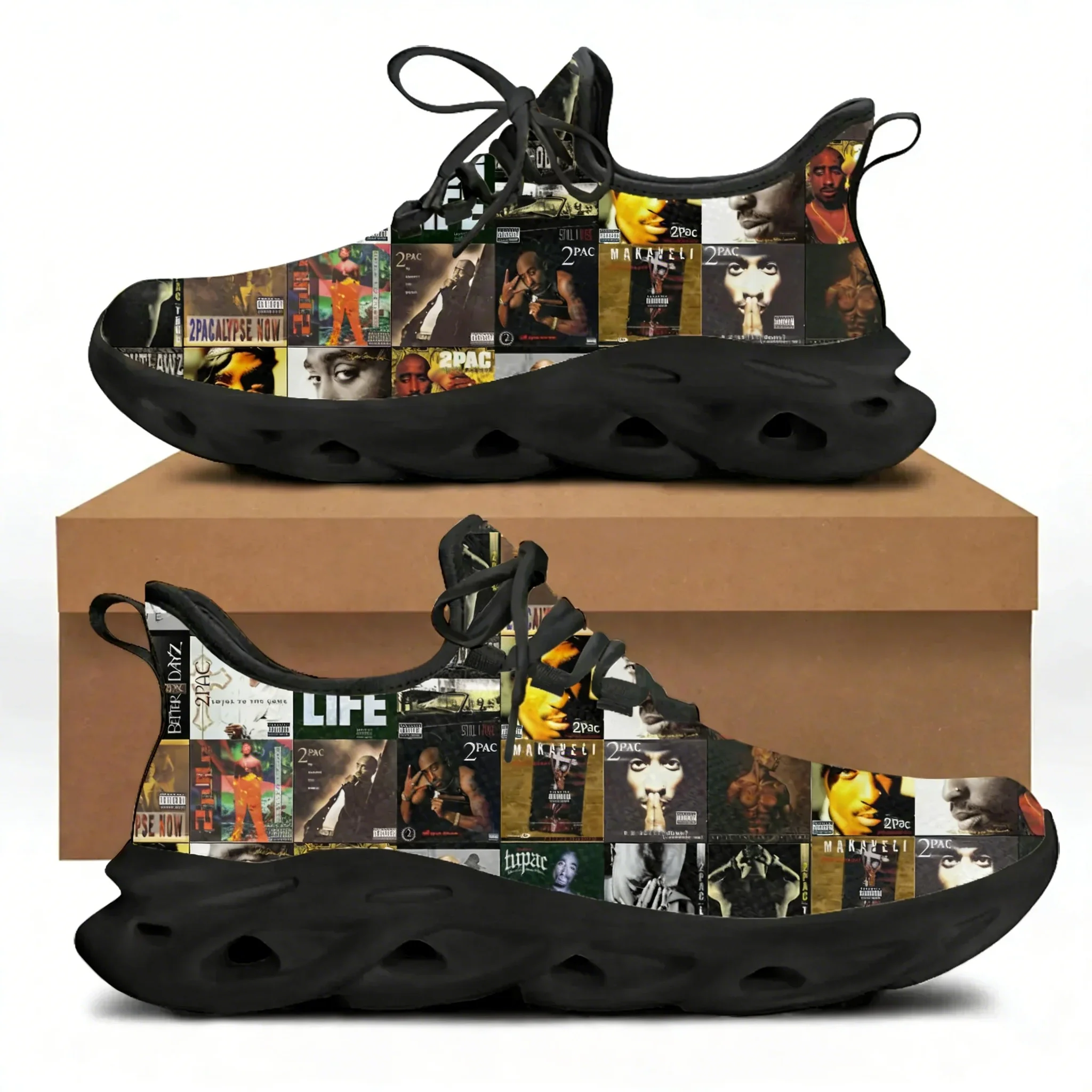 2Pac Tupac Rap All Eyez on Me  - Kids Shoes Women 评论和价格