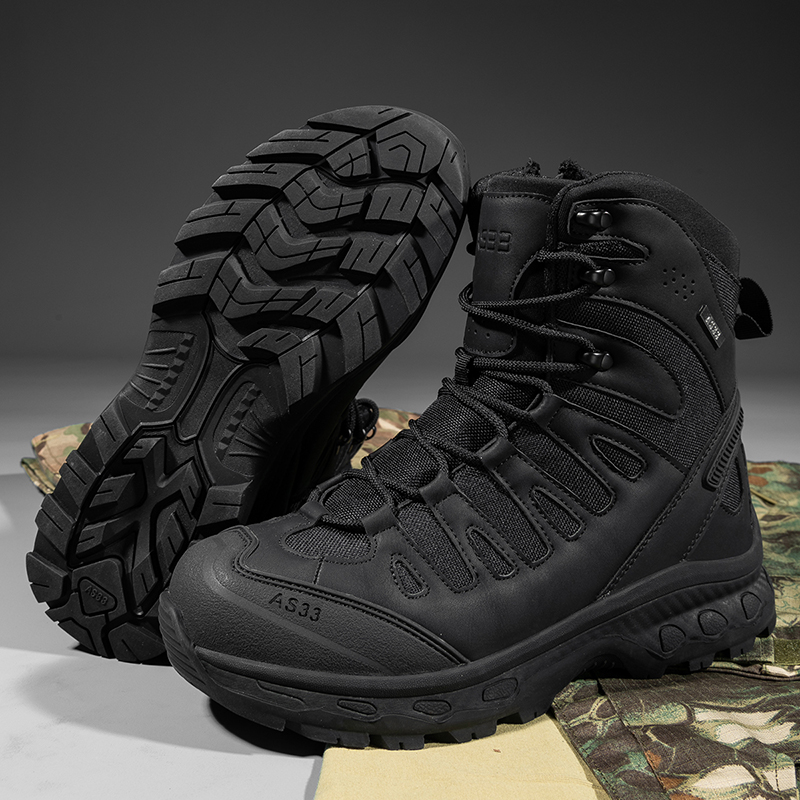 New Men Tactical Boots Militar - Suede Ankle Boot 评论和价格