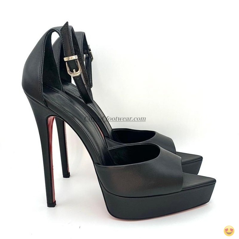 2026 Women's black/nude patent - Ankle Strap Heels 评论和价格