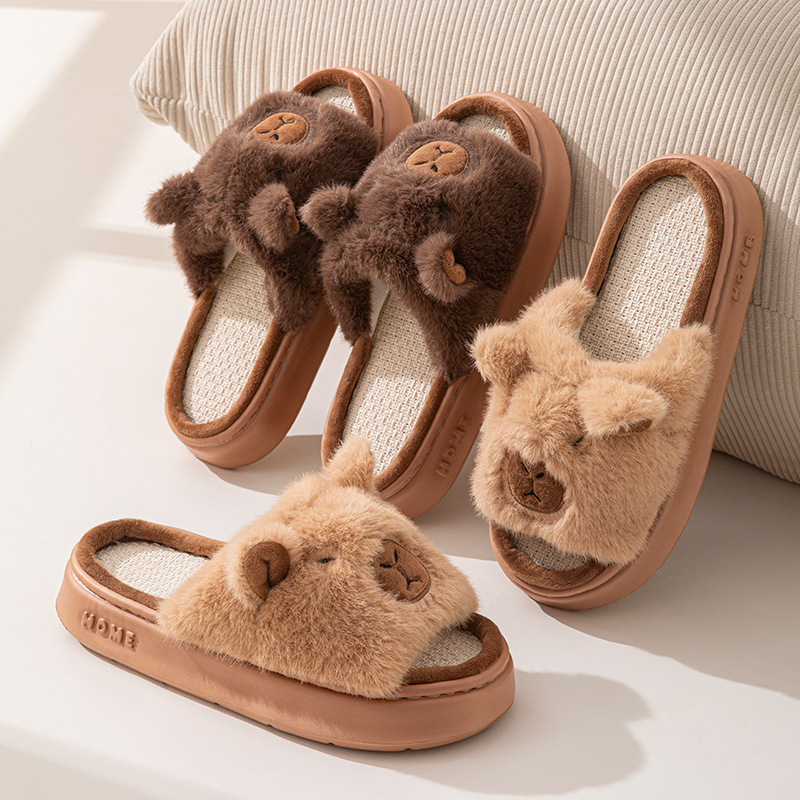 Hemp Cartoon Women's Slippers  - Women'S Shoes For Flat Feet 评论和价格