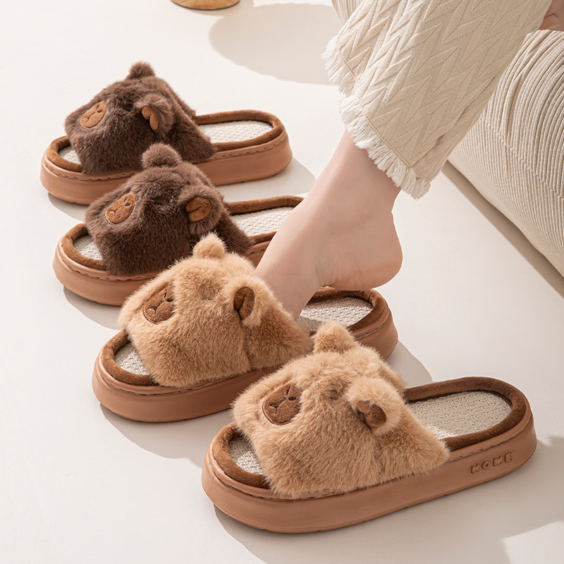 Hemp Cartoon Women's Slippers  - Women'S Shoes For Flat Feet 评论和价格