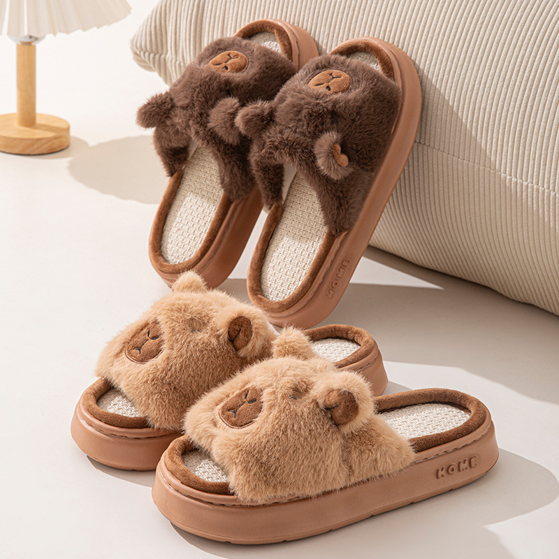 Hemp Cartoon Women's Slippers  - Women'S Shoes For Flat Feet 评论和价格