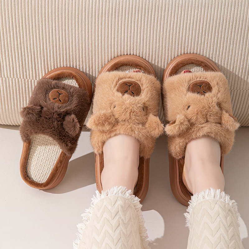 Hemp Cartoon Women's Slippers  - Women'S Shoes For Flat Feet 评论和价格