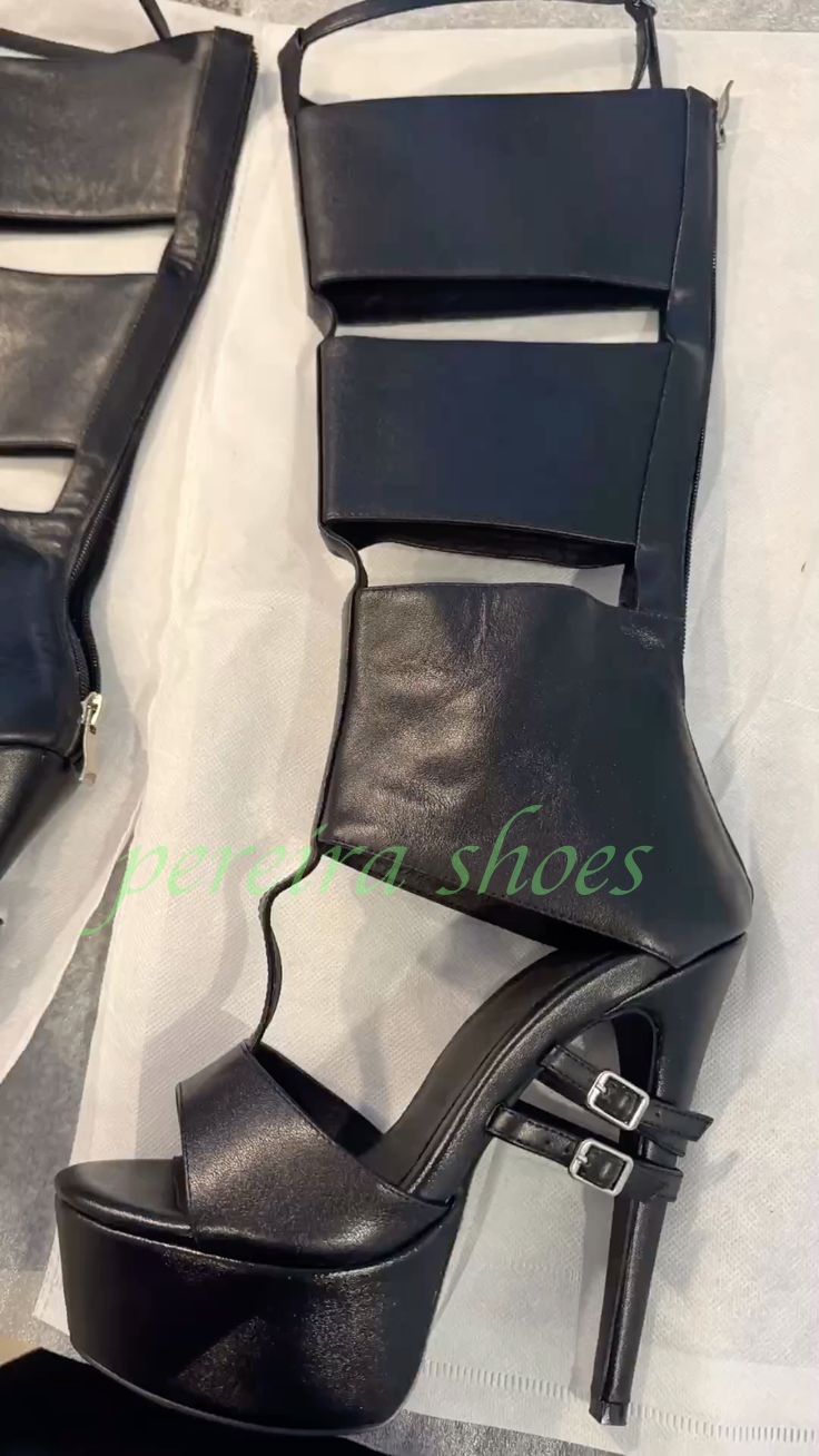 Lady Black Gladiator Buckle St - Kids Shoes Women 评论和价格