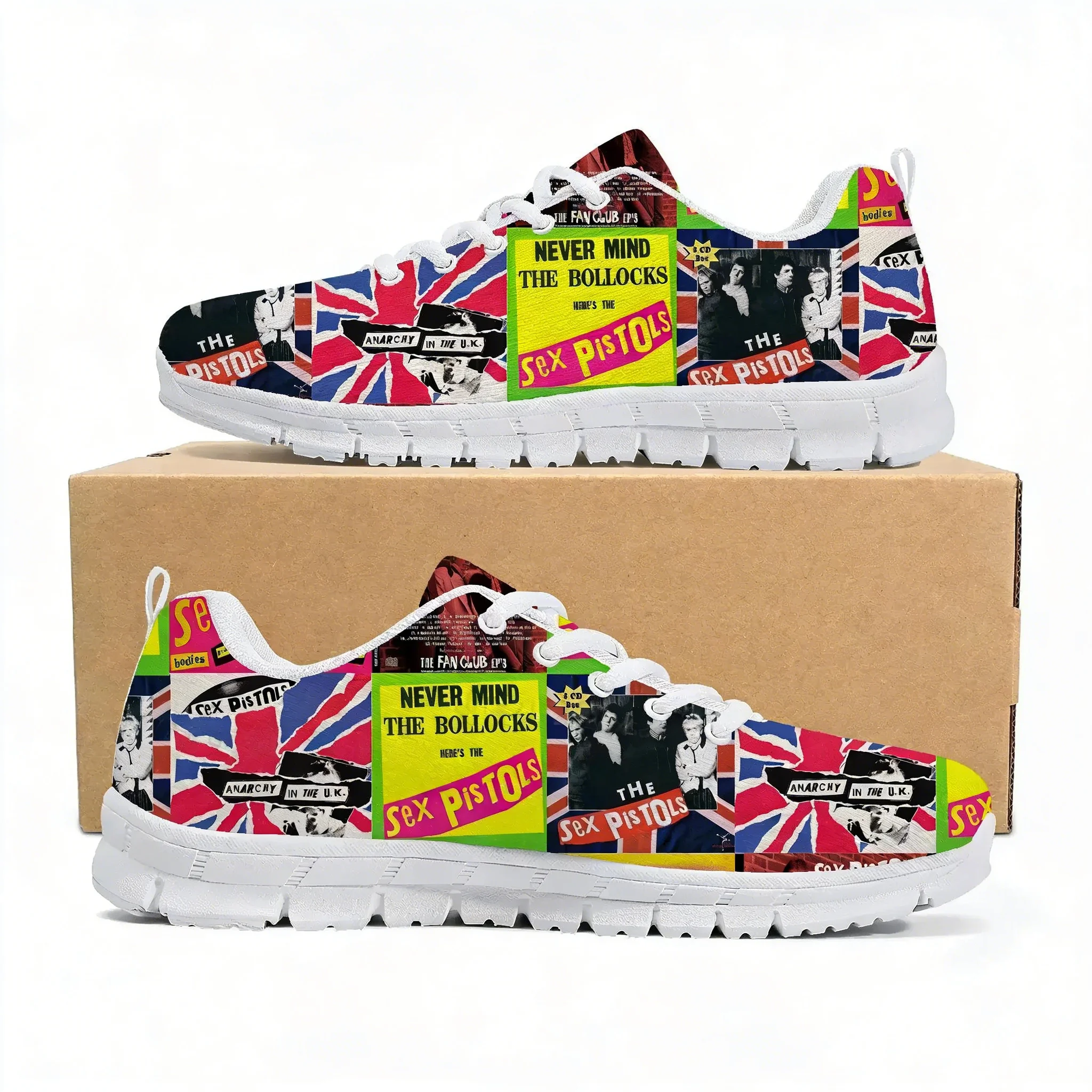 Sex Pistols Punk Rock Band Spo - Kids Shoes Women 评论和价格