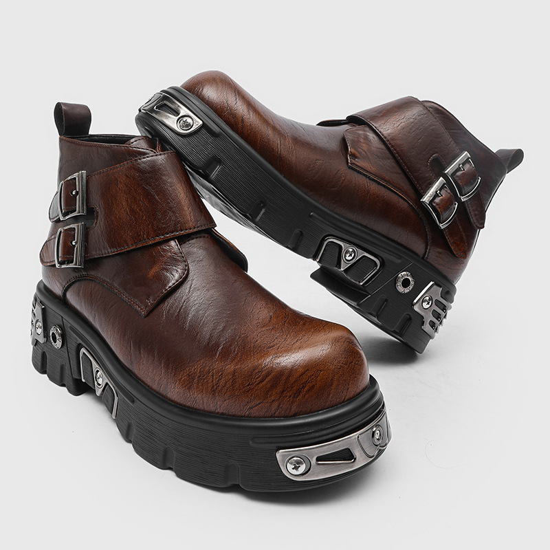 large size men fashion punk go - Suede Ankle Boot 评论和价格