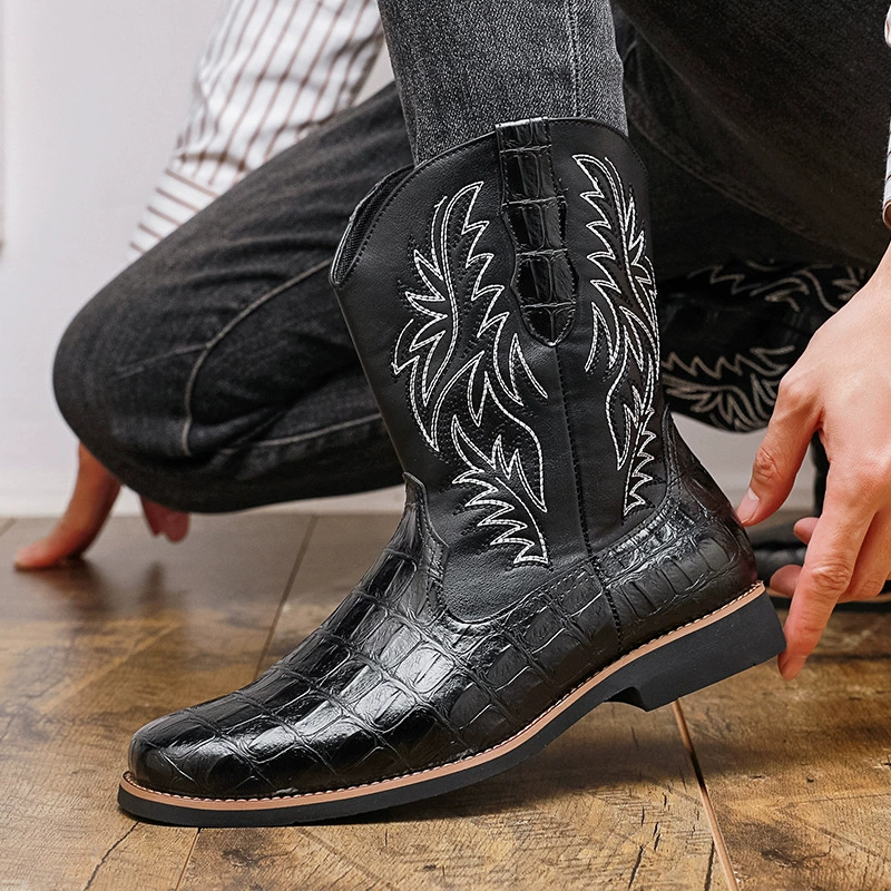 Men's Croc-Embossed Western Co - Women'S Shoes Crocs 评论和价格
