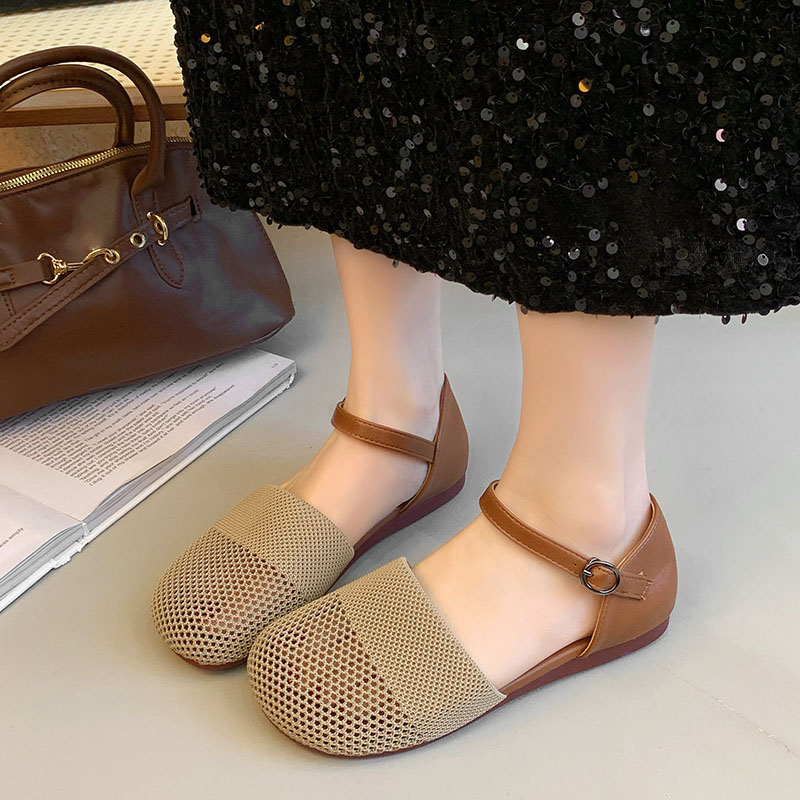 2025 New Spring Summer Mesh Sa - Ankle Strap Heels 评论和价格