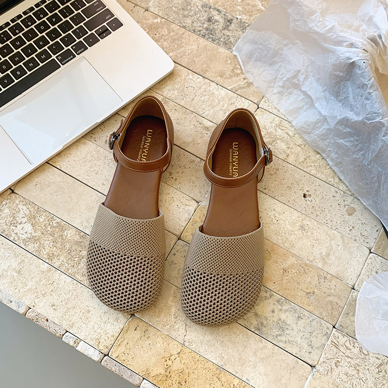 2025 New Spring Summer Mesh Sa - Ankle Strap Heels 评论和价格