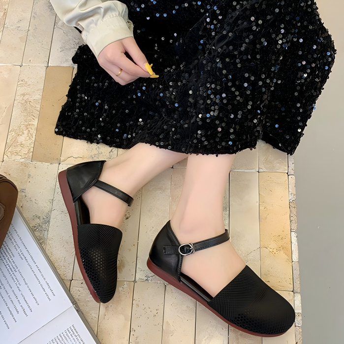 2025 New Spring Summer Mesh Sa - Ankle Strap Heels 评论和价格